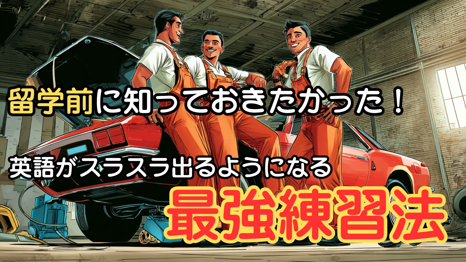 ワーホリで気づいた英語をスラスラ話すための練習法